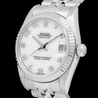 Rolex Datejust Medio Lady 31 Jubilee 68274 Quadrante Madreperla Bianca Arabi